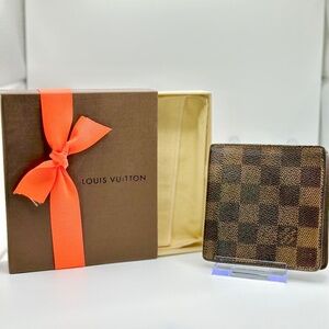 Louis Vuitton Damier Ebene 6-Slot Bifold Wallet